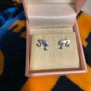 FREE BARBIE ROCKS SILHOUETTE STUDS IF U BUY LARGE SILHOUETTE NECKLACE-READ